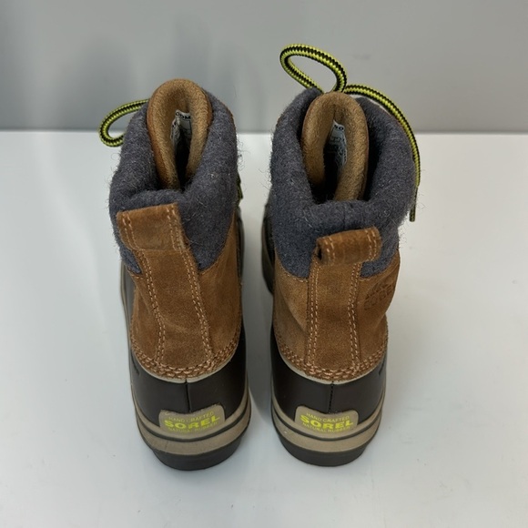 Sorel Slimpack ll Brown Winter Boots Size 2 - Picture 7 of 16